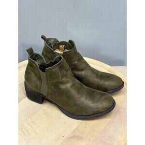 Lavorazione Artigiana Womens‎ 8 Green Ankle Slouch Booties B52 By Bull Boxer